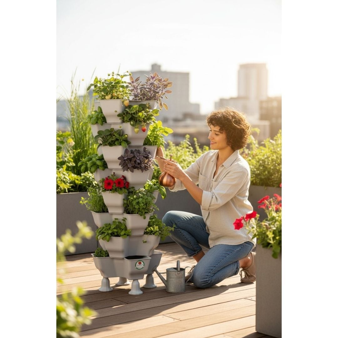 8 katlı dikey tarım ünitesi