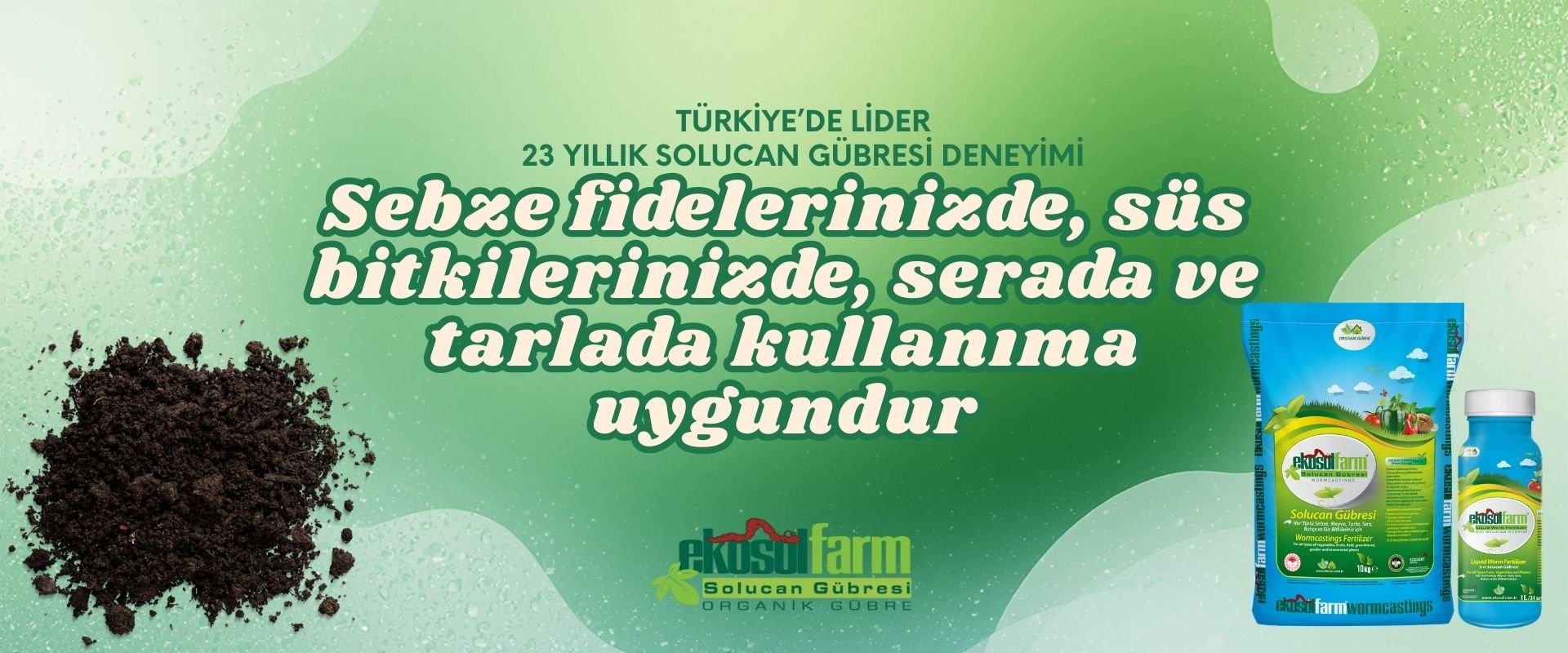 ekosol solucan gübresi banner