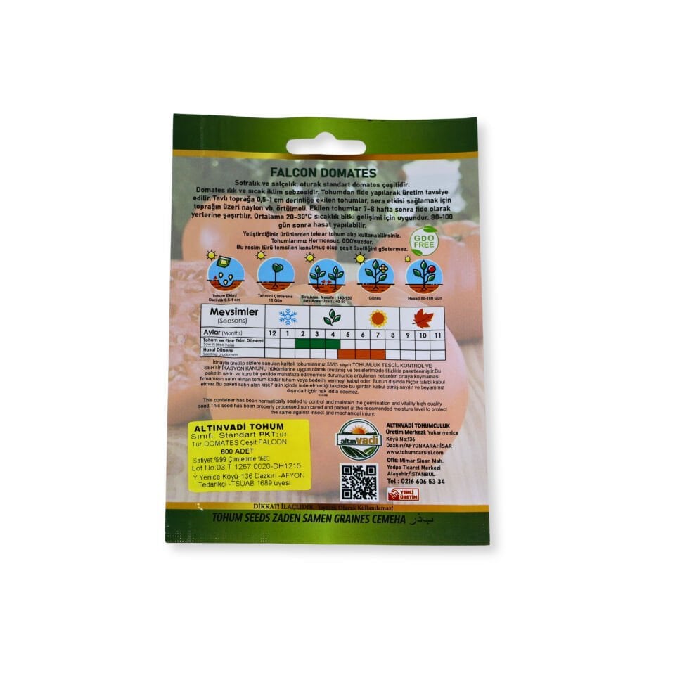 Domates tohumu (Falkon)