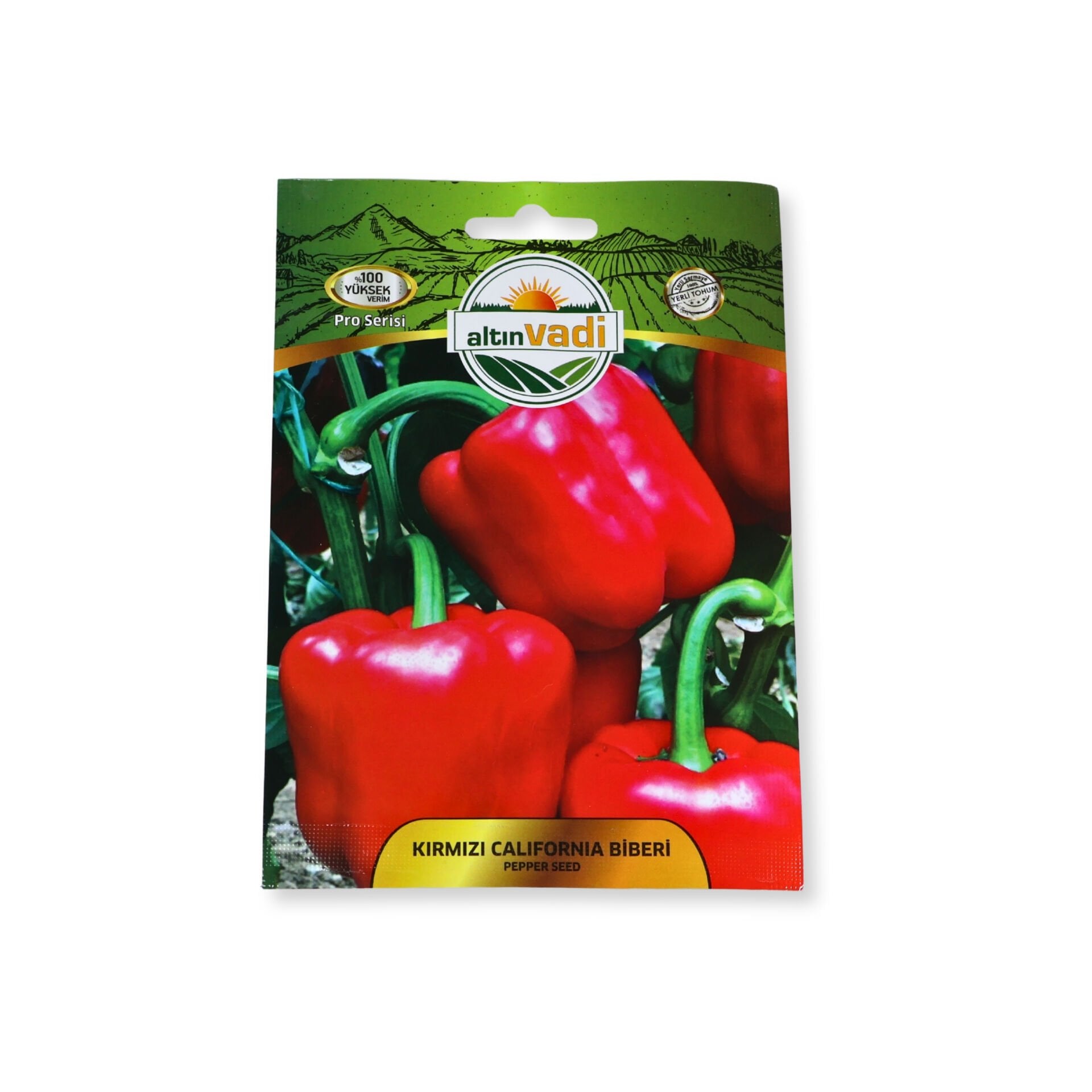 Kırmızı California biberi - 300 adet