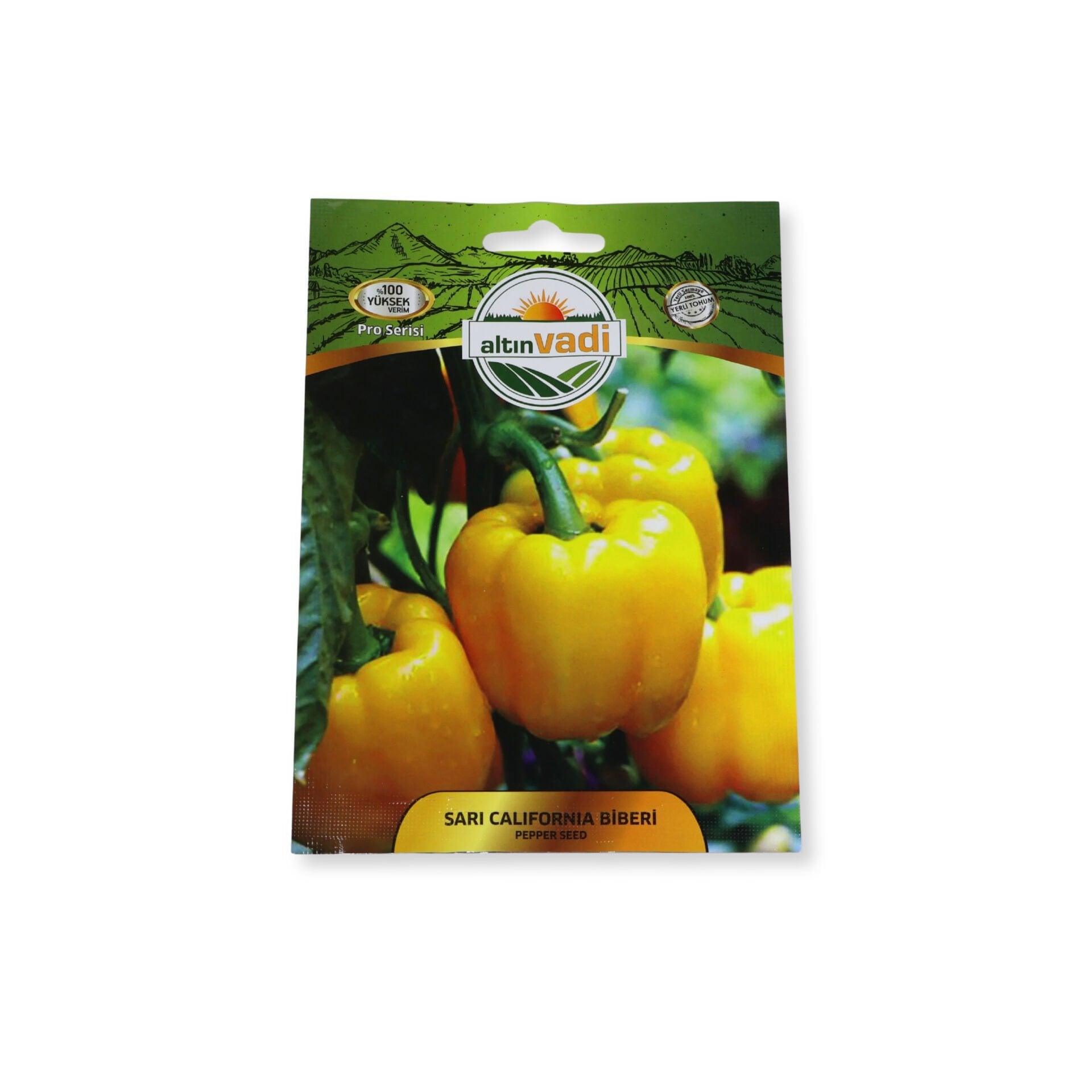 Sarı California biberi - 300 adet