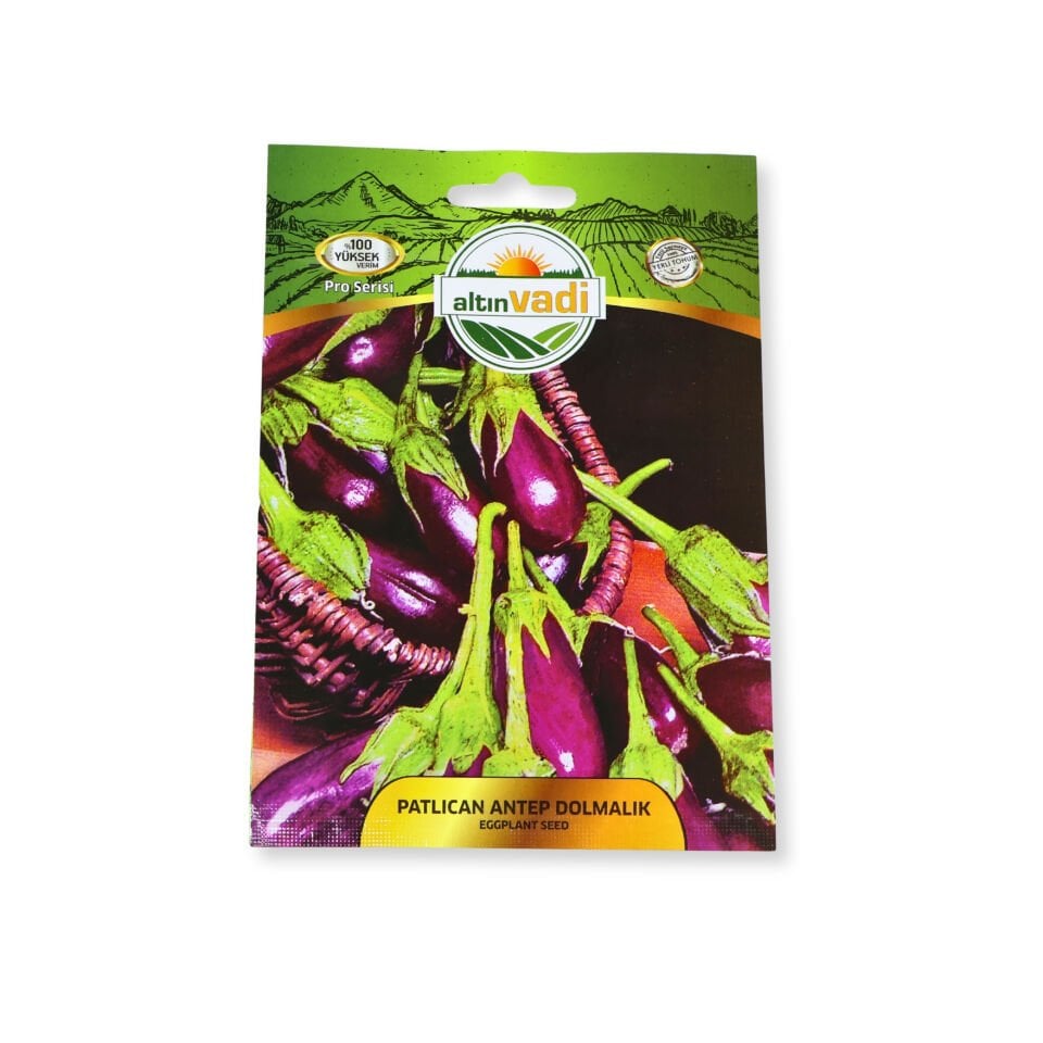 Patlıcan Antep dolmalık tohumu - 1000 adet