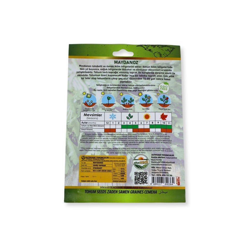 Maydanoz tohumu - 6000 adet