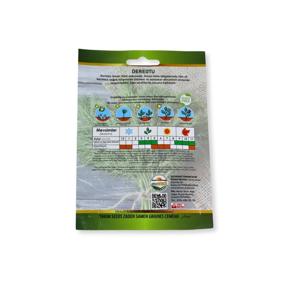 Dereotu tohumu - 6000 adet