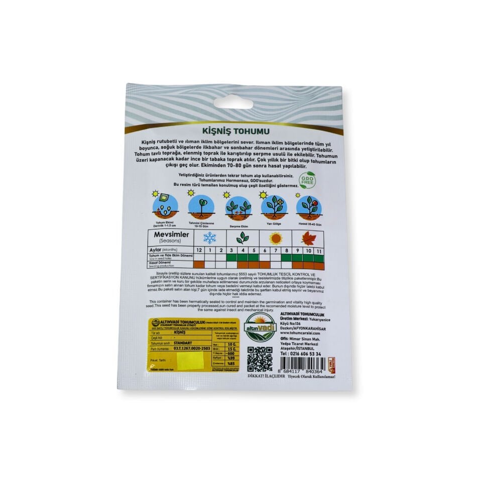 Kişniş tohumu - 600 adet