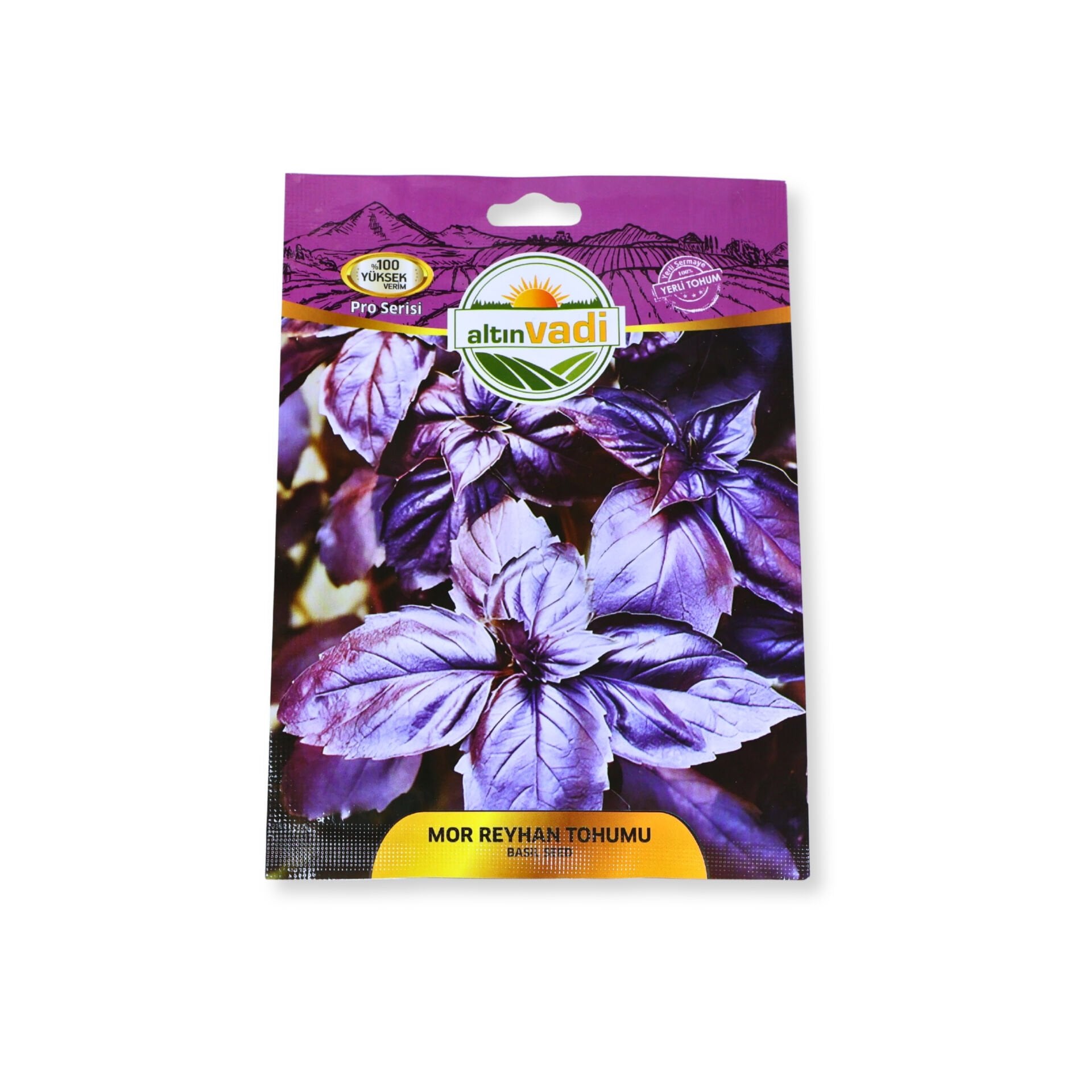 Mor reyhan tohumu - 150 adet