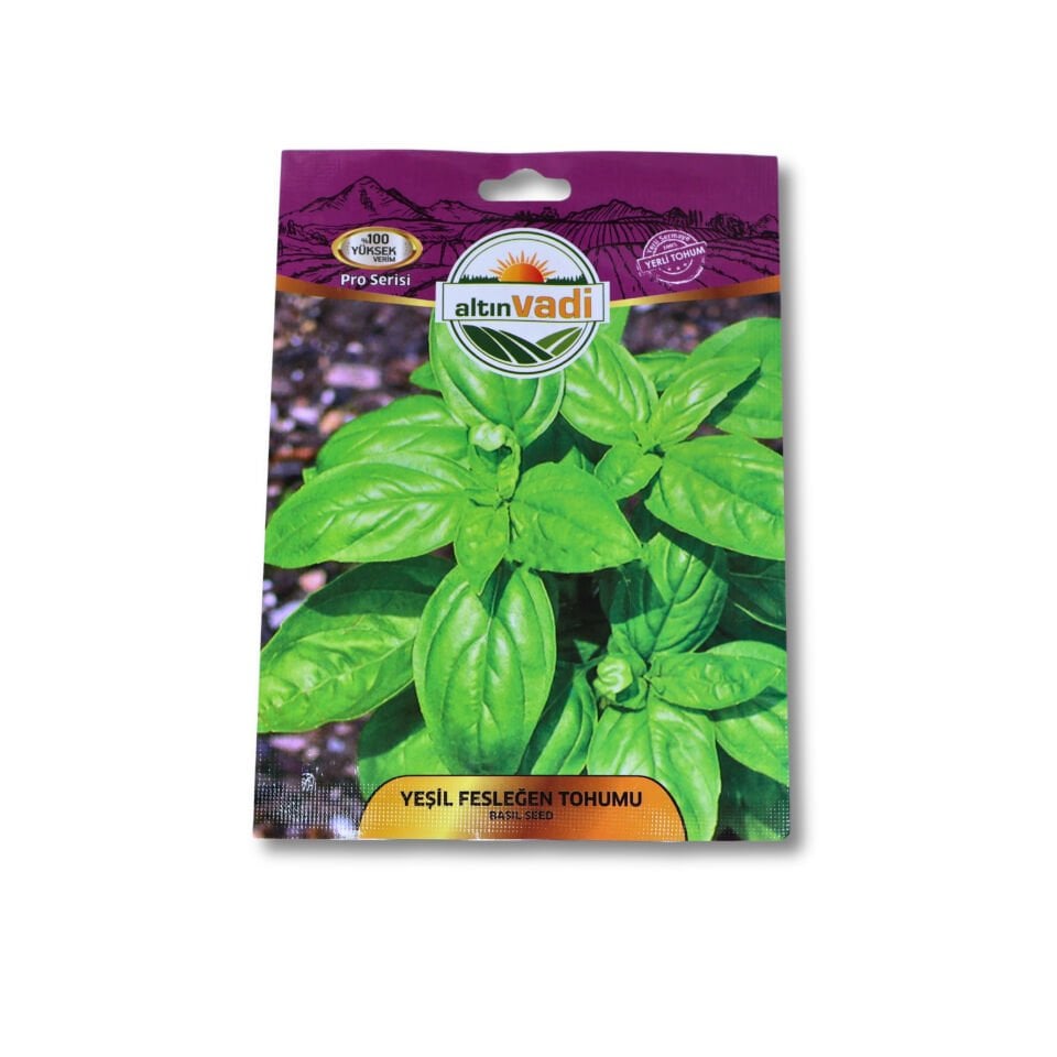 Yeşil fesleğen tohumu - 150 adet