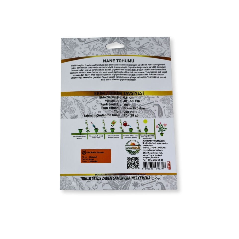 Nane tohumu - 100 adet