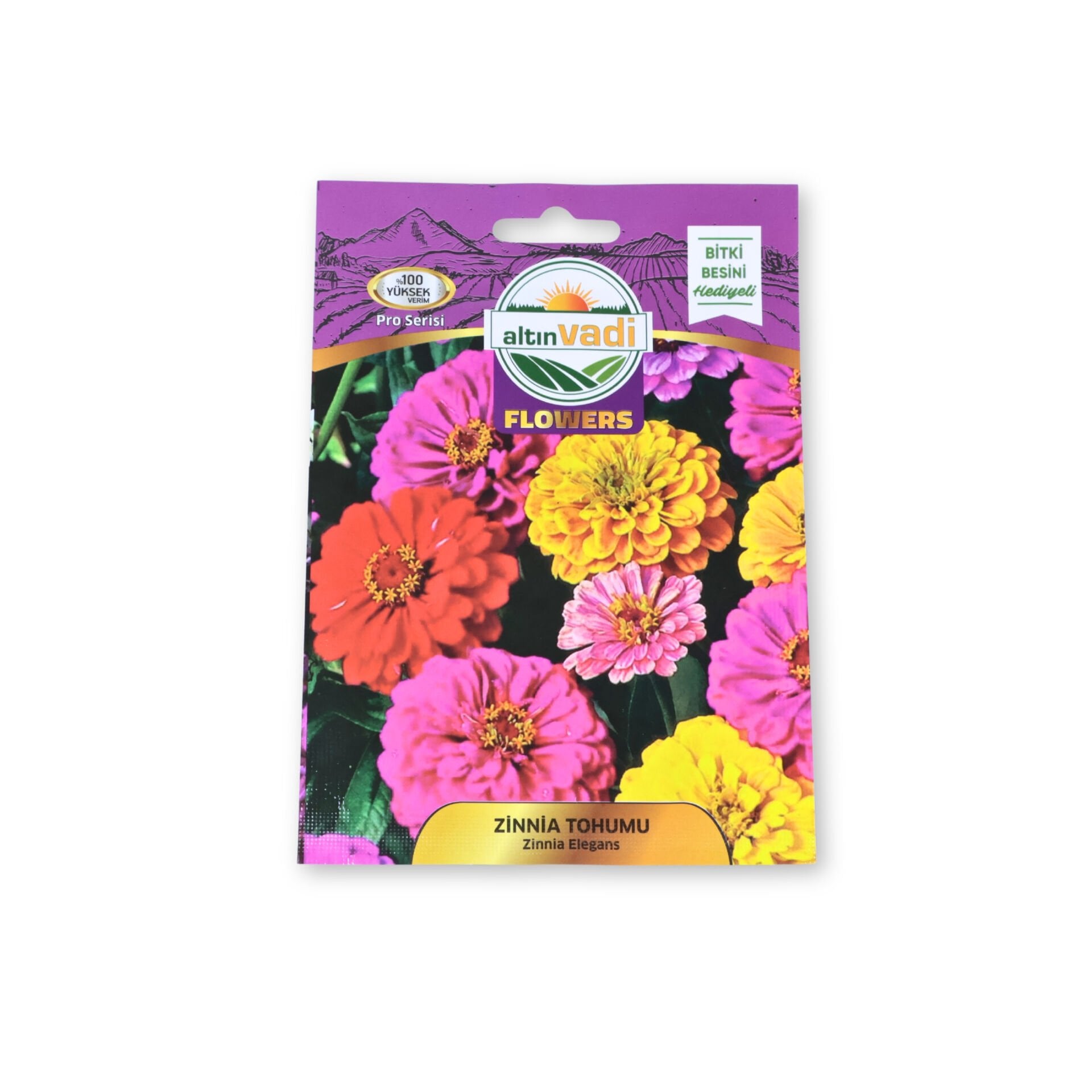 Zinnia tohumu (Zinnia Elegans) - 35 adet