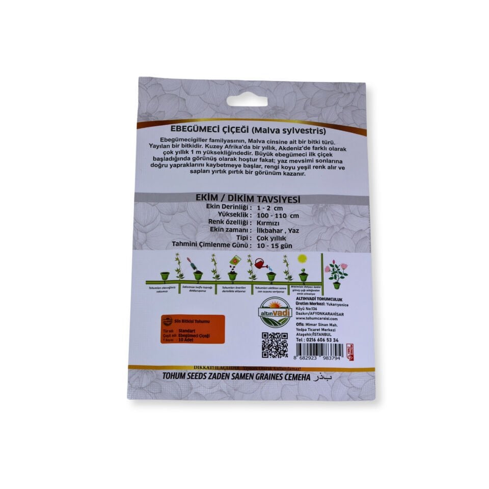 Ebe gümeci çiçeği tohumu