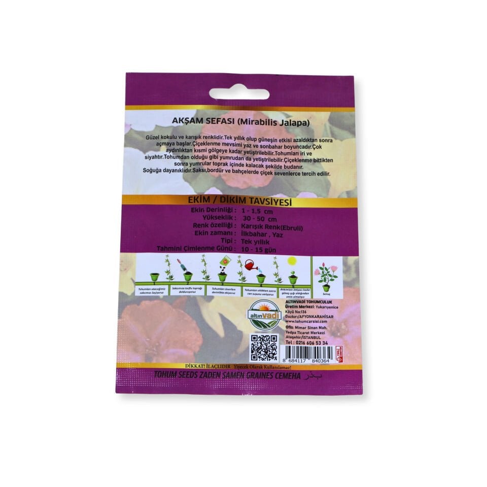 Akşam sefası tohumu - 10 adet