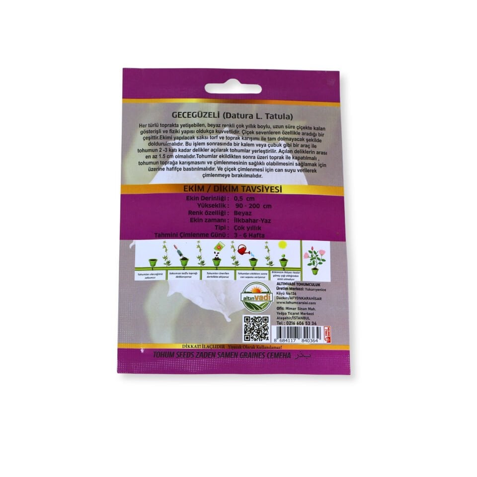 Gece güzeli tohumu - 10 adet