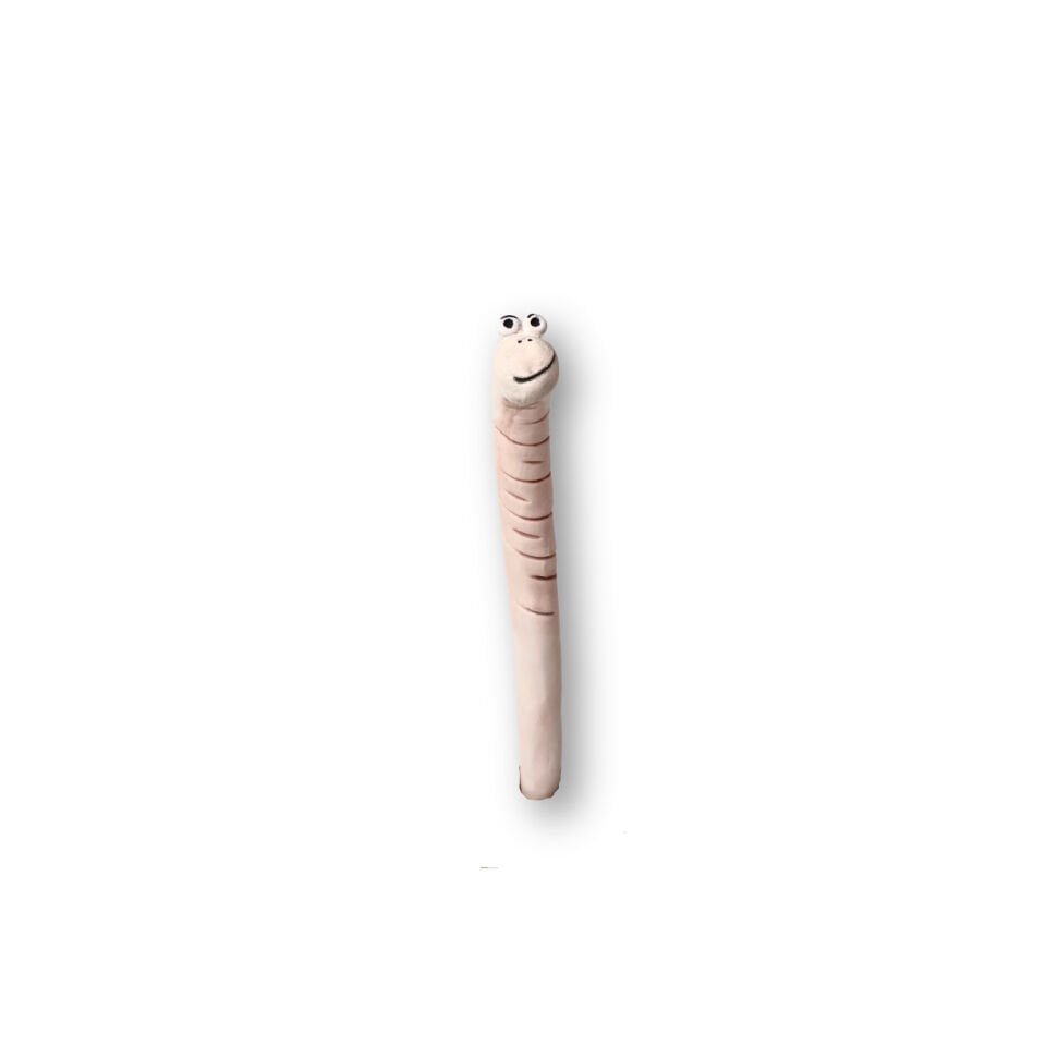 Seramik saksı süsü solucan 20 cm