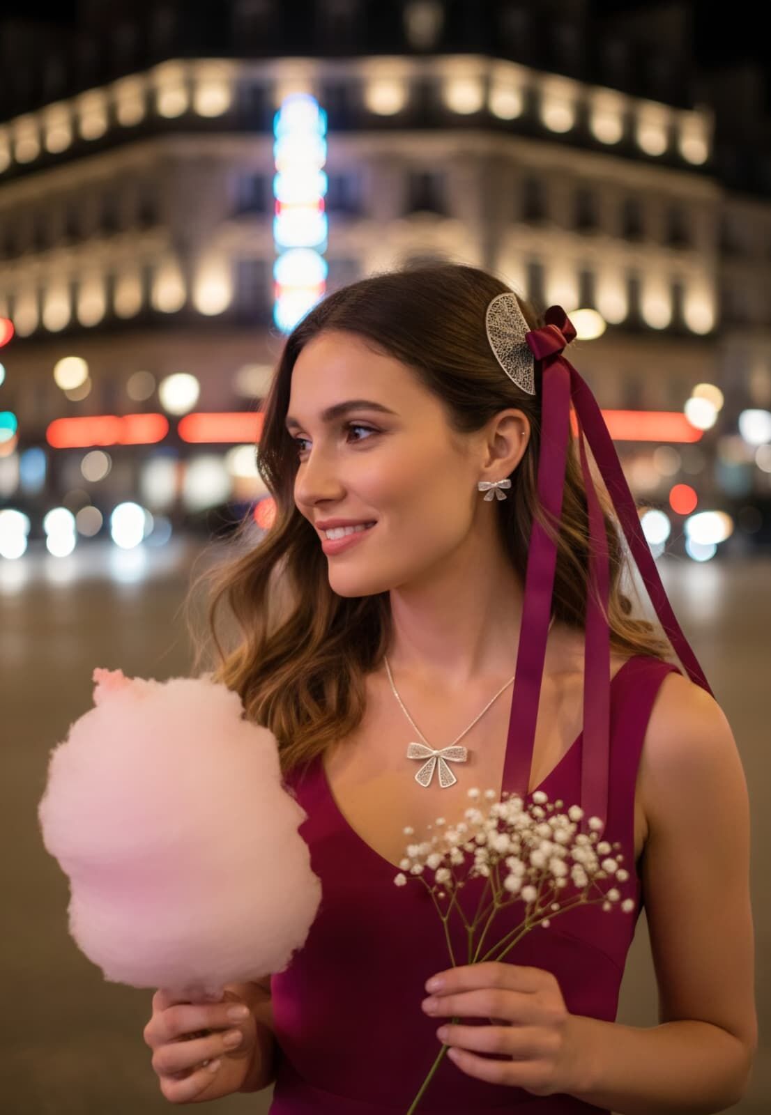 Telkari fiyonk gümüş̧ kolye