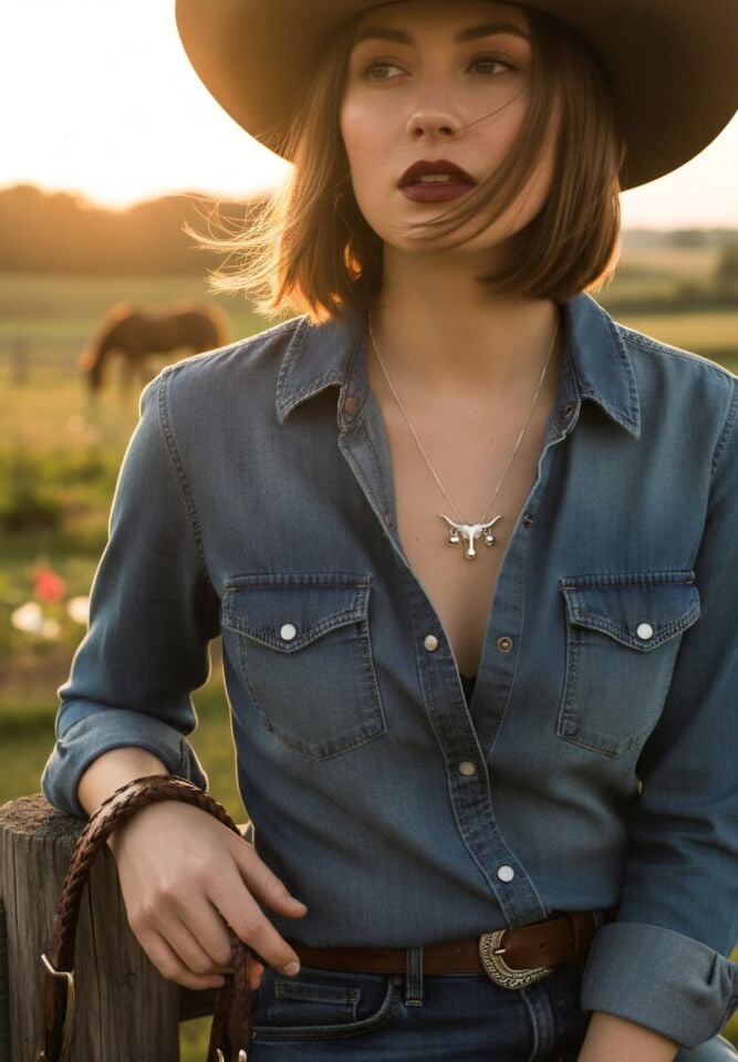 Şans boğası gümüş kolye