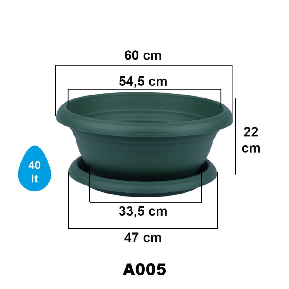 Salata Bahçesi - Aranjman Takım 5 No Yeşil