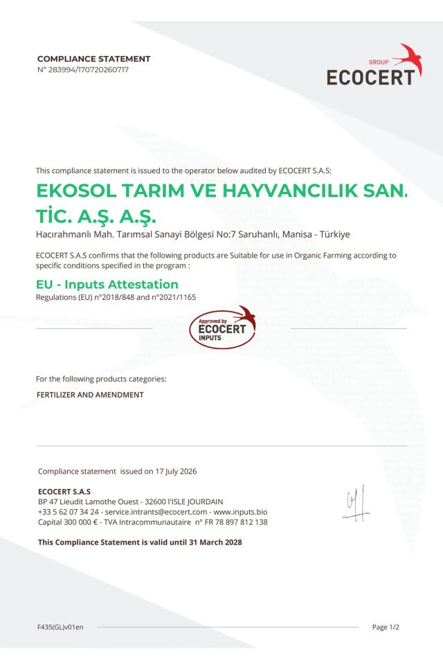 EkosolFarm Sıvı Solucan Gübresi 10 Litre | Organik Bitki Besleme