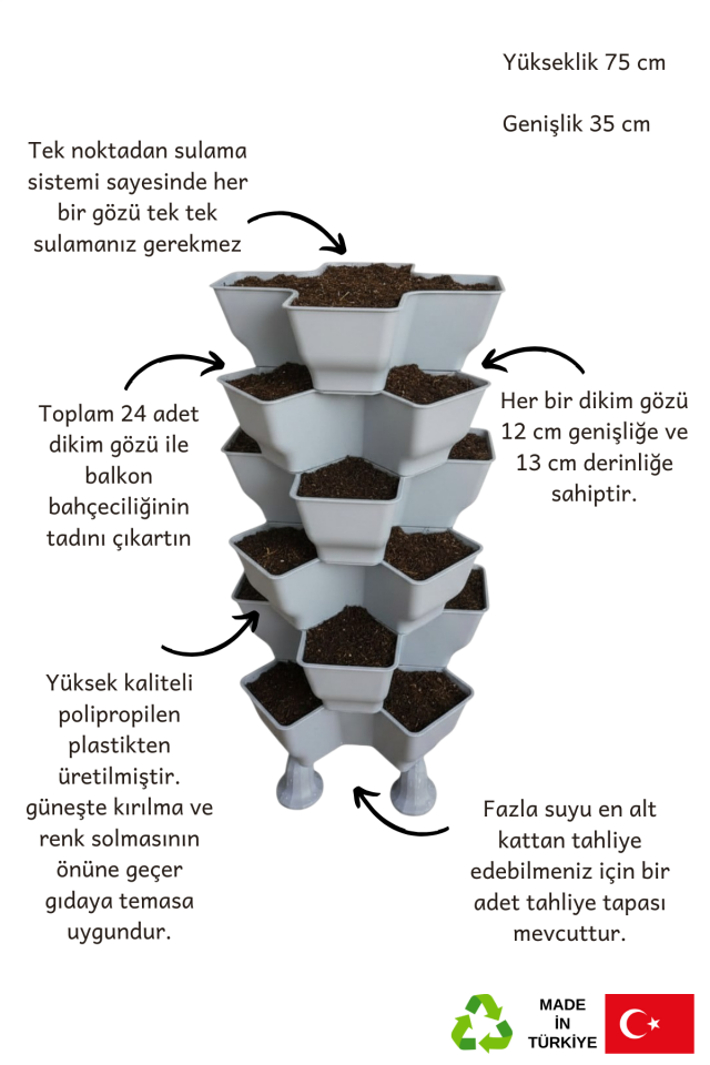 Yonca Sabit 6 Katlı
