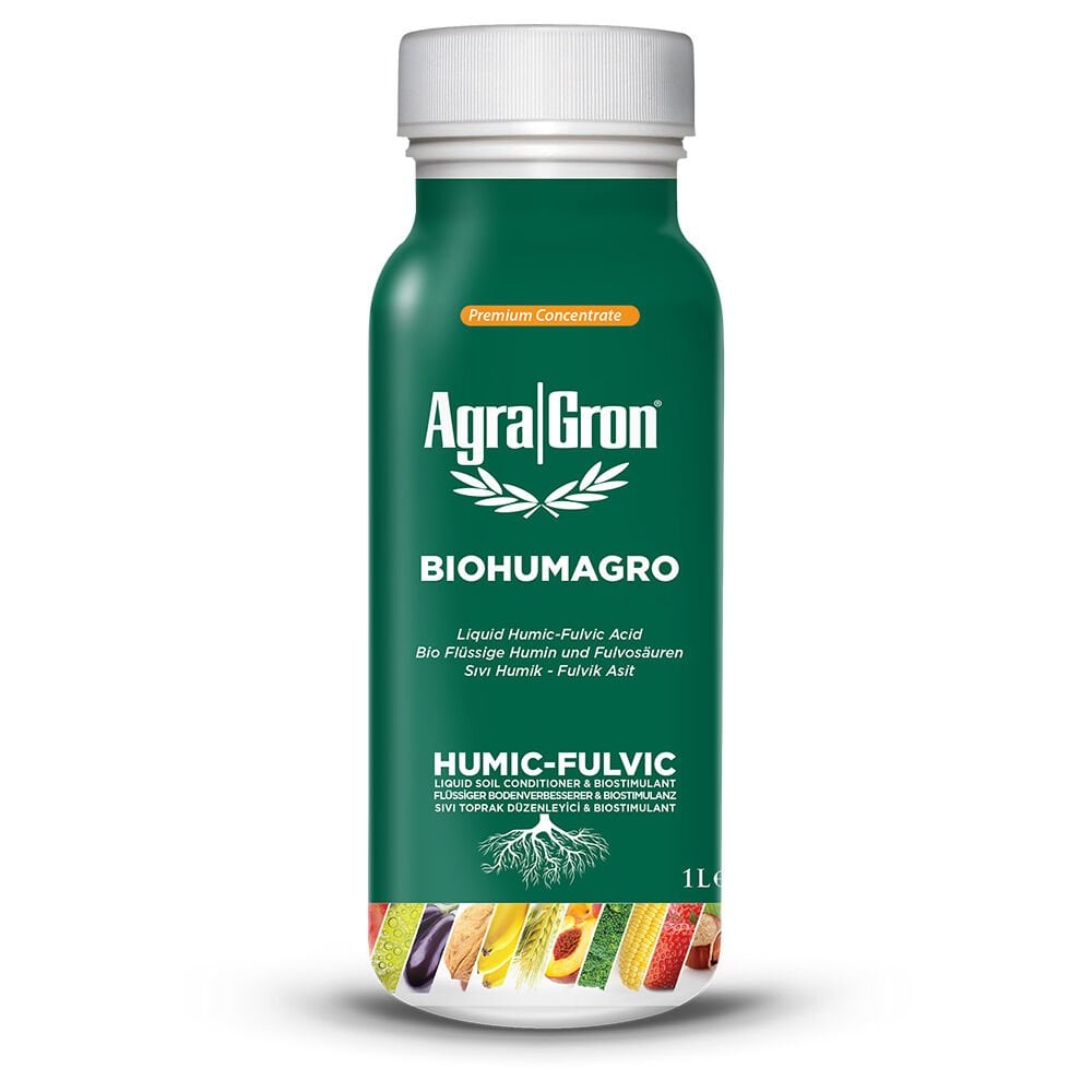 AgraGron BioHumagro Leonardit Menşeili Hümik Fülvik Asit 1 Lt