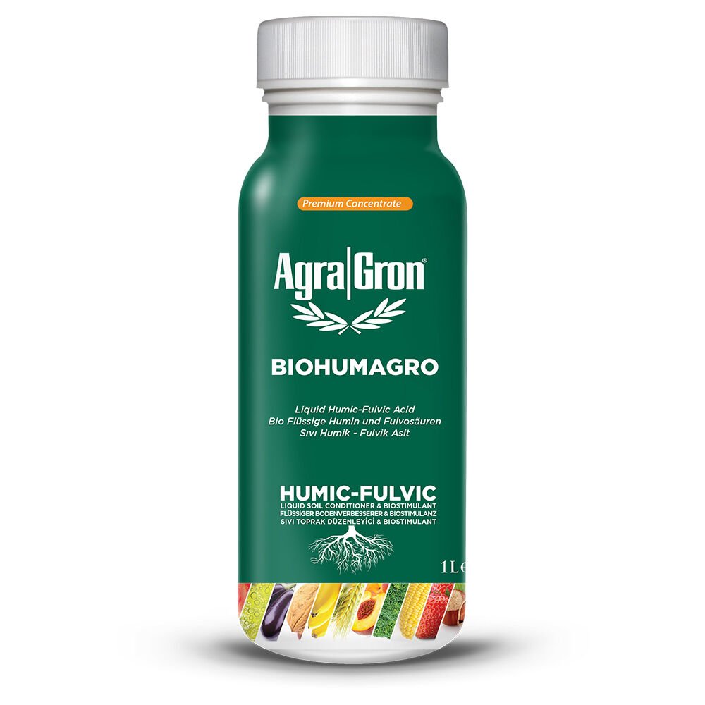 AgraGron BioHumagro Leonardit Menşeili Hümik Fülvik Asit 1 Lt